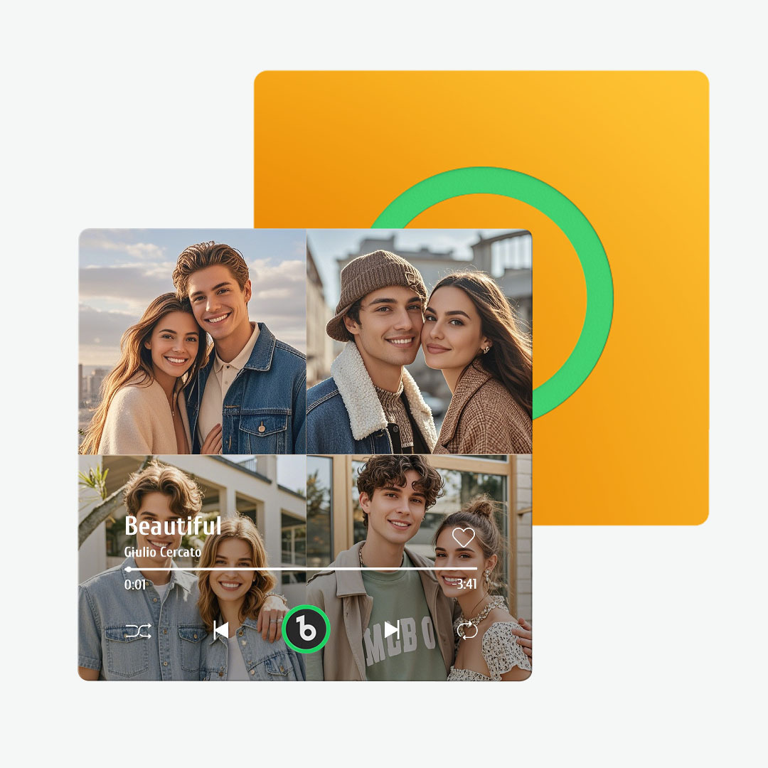 Custom Music & Photo Fridge Magnet FridgeBeats Pro Supports Bluetooth Connectivity
