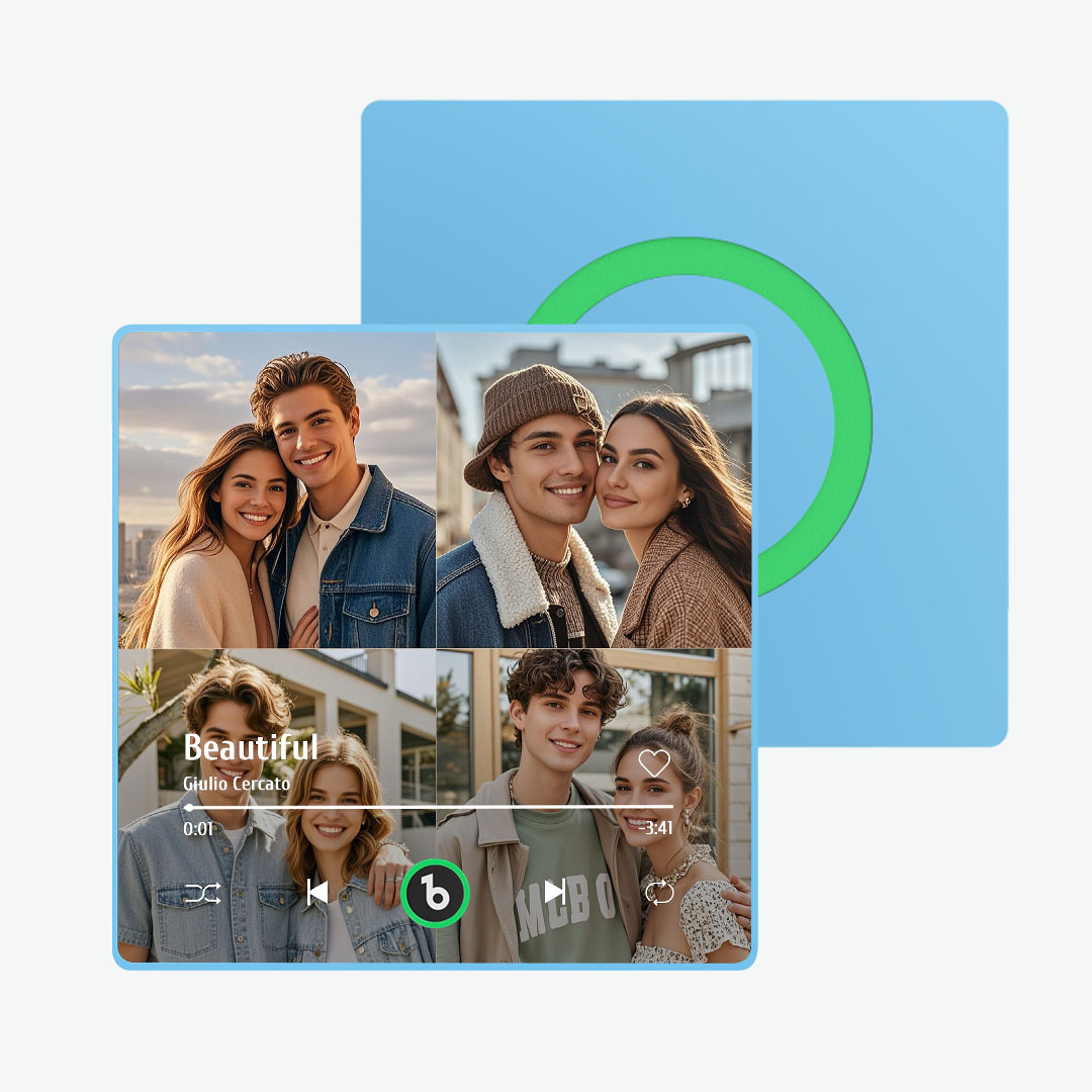 Custom Music & Photo Fridge Magnet FridgeBeats Pro Supports Bluetooth Connectivity