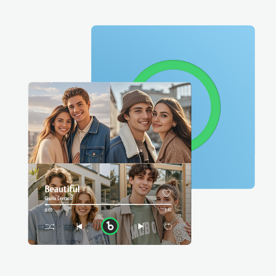 Custom Music & Photo Fridge Magnet FridgeBeats Pro Supports Bluetooth Connectivity