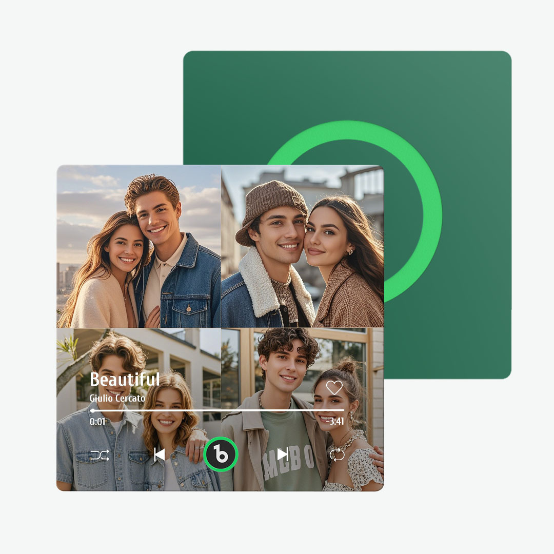 Custom Music & Photo Fridge Magnet FridgeBeats Pro Supports Bluetooth Connectivity