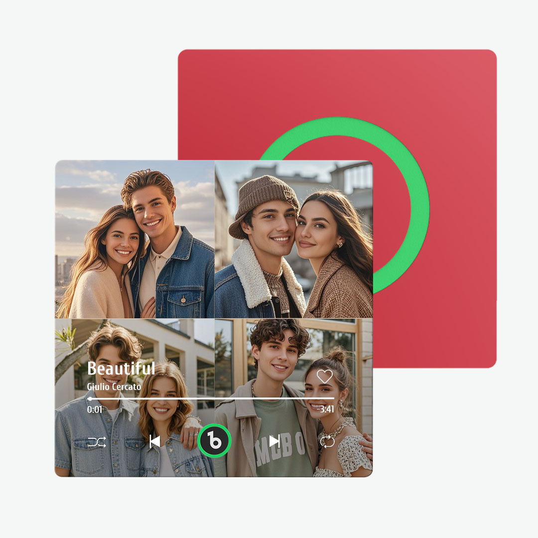 Custom Music & Photo Fridge Magnet FridgeBeats Pro Supports Bluetooth Connectivity