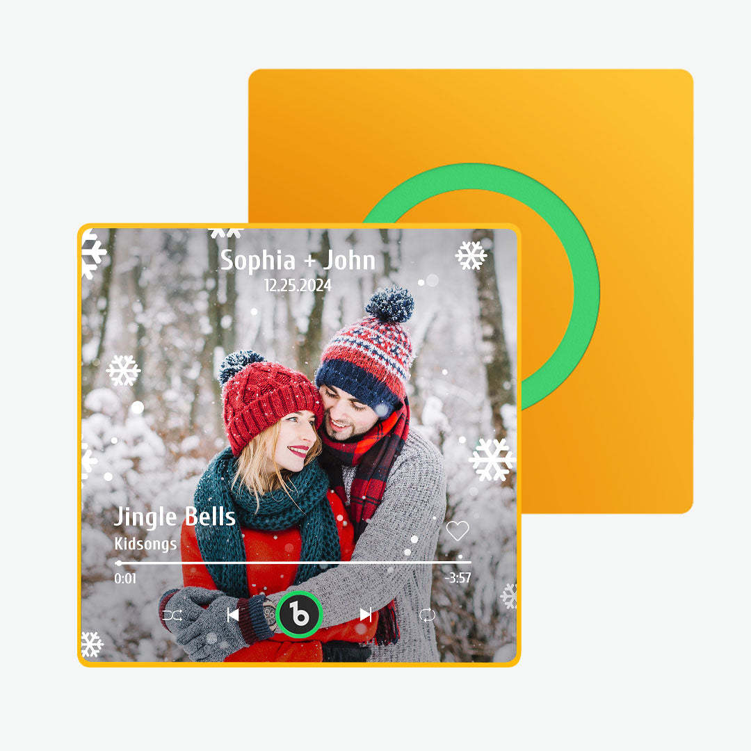 Custom Music & Photo Fridge Magnet FridgeBeats Pro Supports Bluetooth Connectivity - Fridgebeats