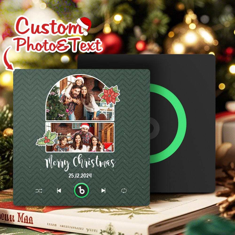 Custom Music Fridge Magnet Personalized Photo Colorful Fame Fridge Magnet Creative Christmas Gift - Fridgebeats