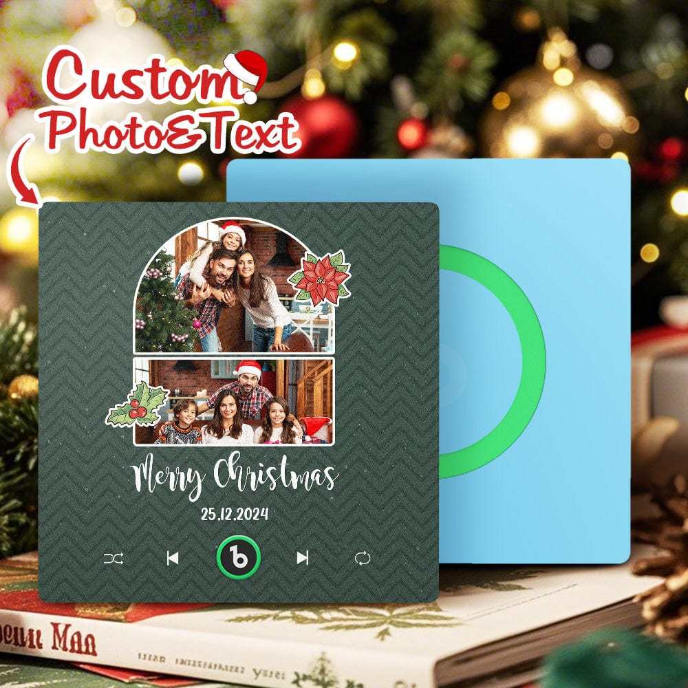 Custom Music Fridge Magnet Personalized Photo Colorful Fame Fridge Magnet Creative Christmas Gift - Fridgebeats