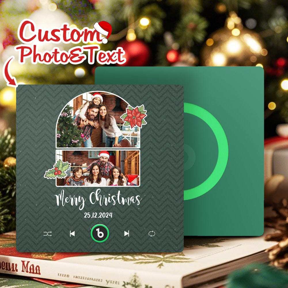 Custom Music Fridge Magnet Personalized Photo Colorful Fame Fridge Magnet Creative Christmas Gift - Fridgebeats