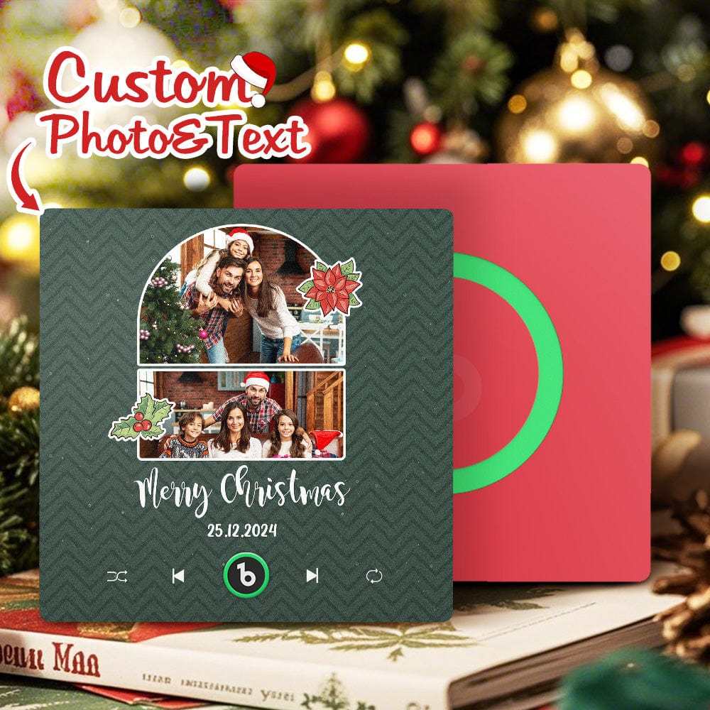 Custom Music Fridge Magnet Personalized Photo Colorful Fame Fridge Magnet Creative Christmas Gift - Fridgebeats