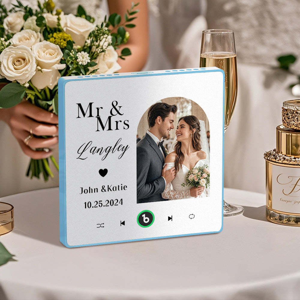 Custom Music And Photo Fridge Magnet Music Fridge Magnet for Wedding Gifts - Fridgebeats