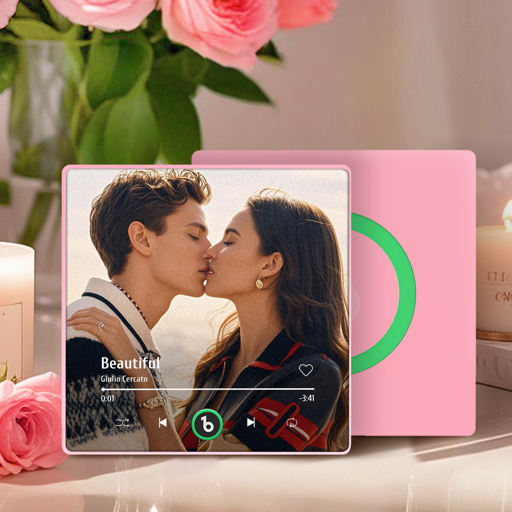 Custom Music And Photo Fridge Magnet FridgeBeats Pro Supports Bluetooth Connectivity