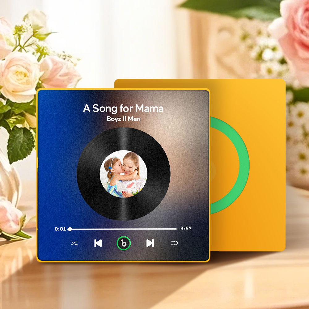 Custom Fridge Magnet Music & Photo Fridge Magnets Mother's Day Gifts for Mum