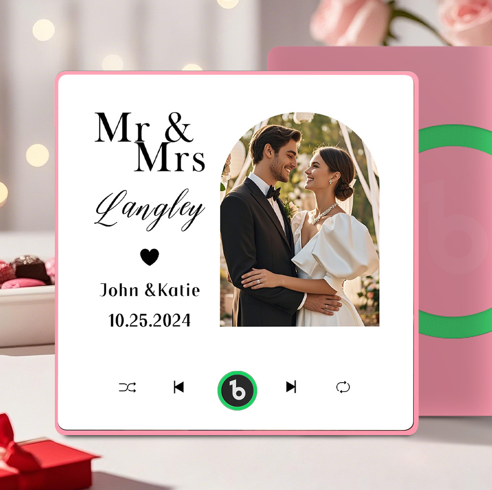 Custom Music And Photo Fridge Magnet Music Fridge Magnet for Wedding Gifts - Fridgebeats