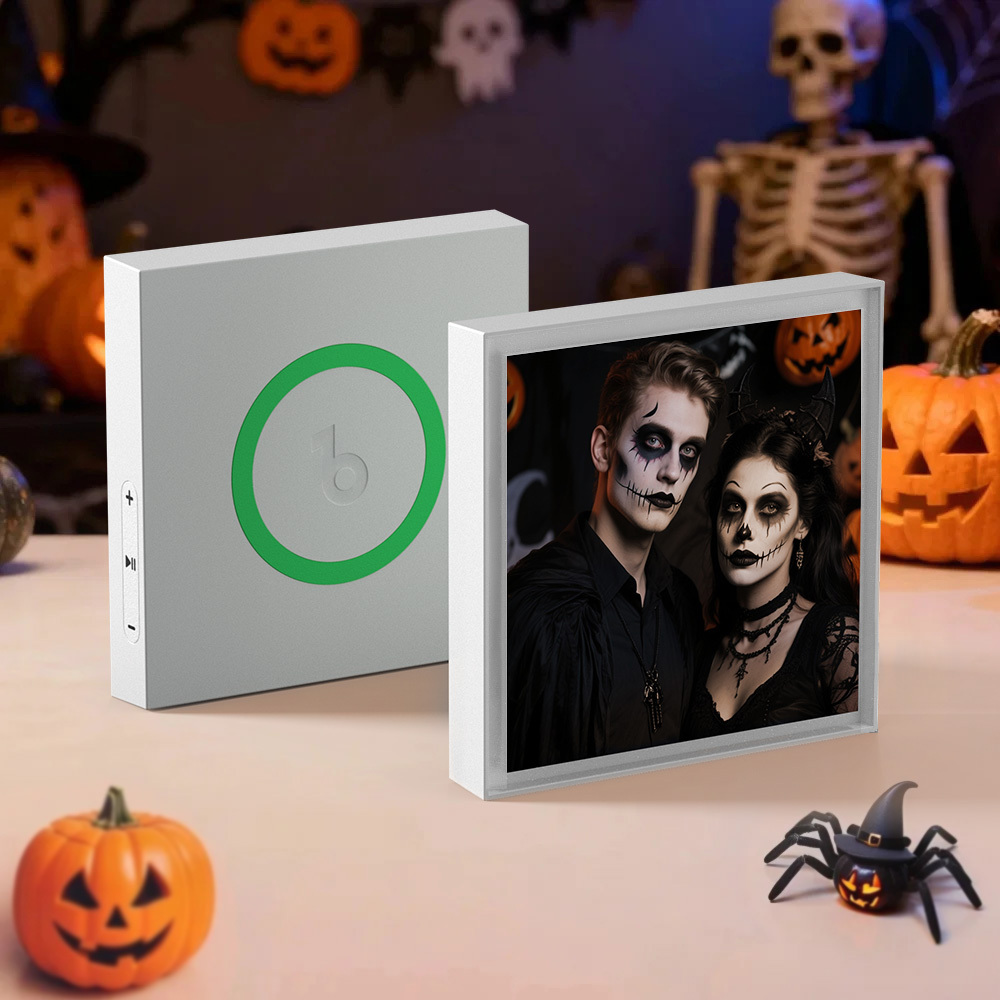 Custom Music & Photo Fridge Magnet Can Customize 1-6  Frame Art and Songs Personalized Photo Song That Can Play Music Halloween Gifts for Him - Bestchristmasgifts