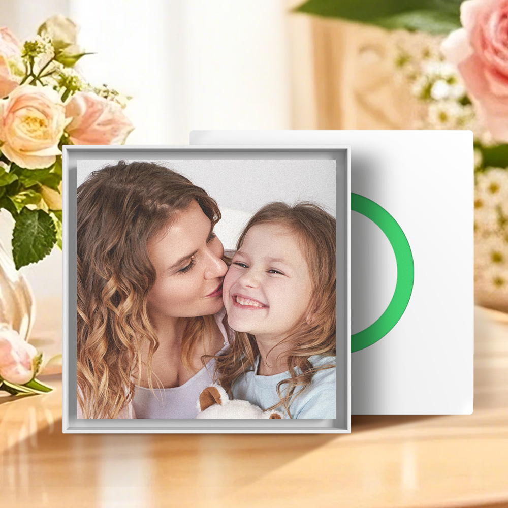 Mother's Day Gift Custom Music & Photo Fridge Magnet Can Customize 1-6 Vinyl and Songs