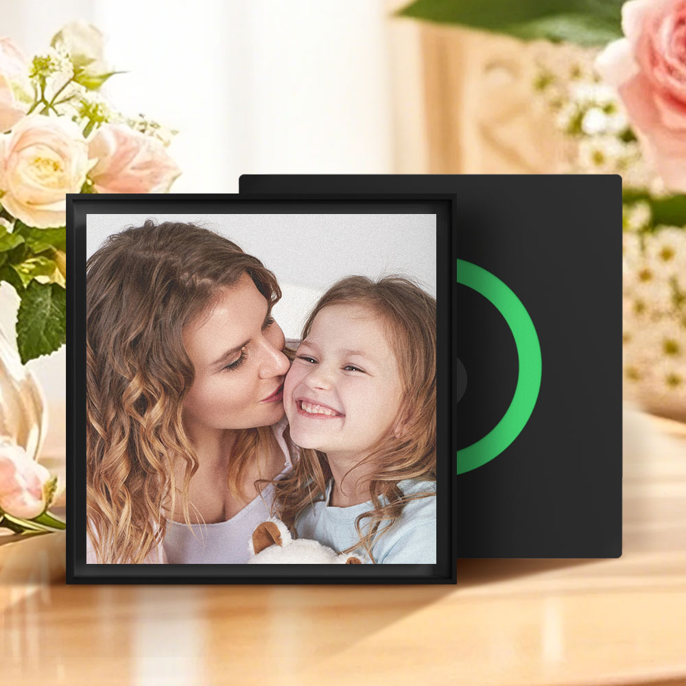 Mother's Day Gift Custom Music & Photo Fridge Magnet Can Customize 1-6 Vinyl and Songs