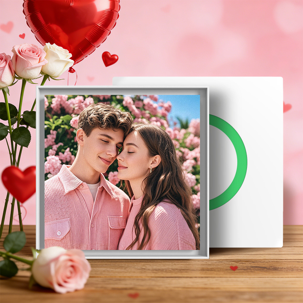 Custom Music & Photo Fridge Magnet Can Customize 1-6 Frame Art and Songs Personalized Photo Song That Can Play Music Valentine's Day Gifts for Him - Bestchristmasgifts