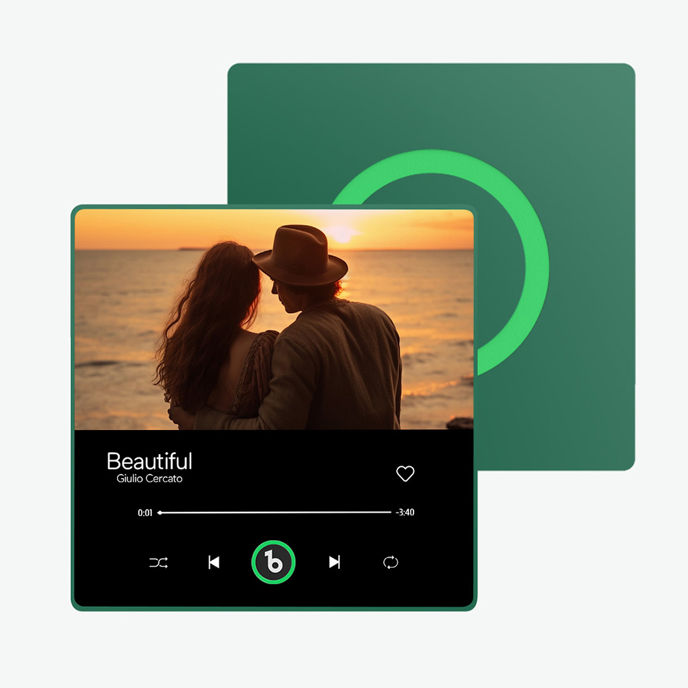 Custom Music & Photo Fridge Magnet FridgeBeats Pro Supports Bluetooth Connectivity Anniversary Gift for Couple