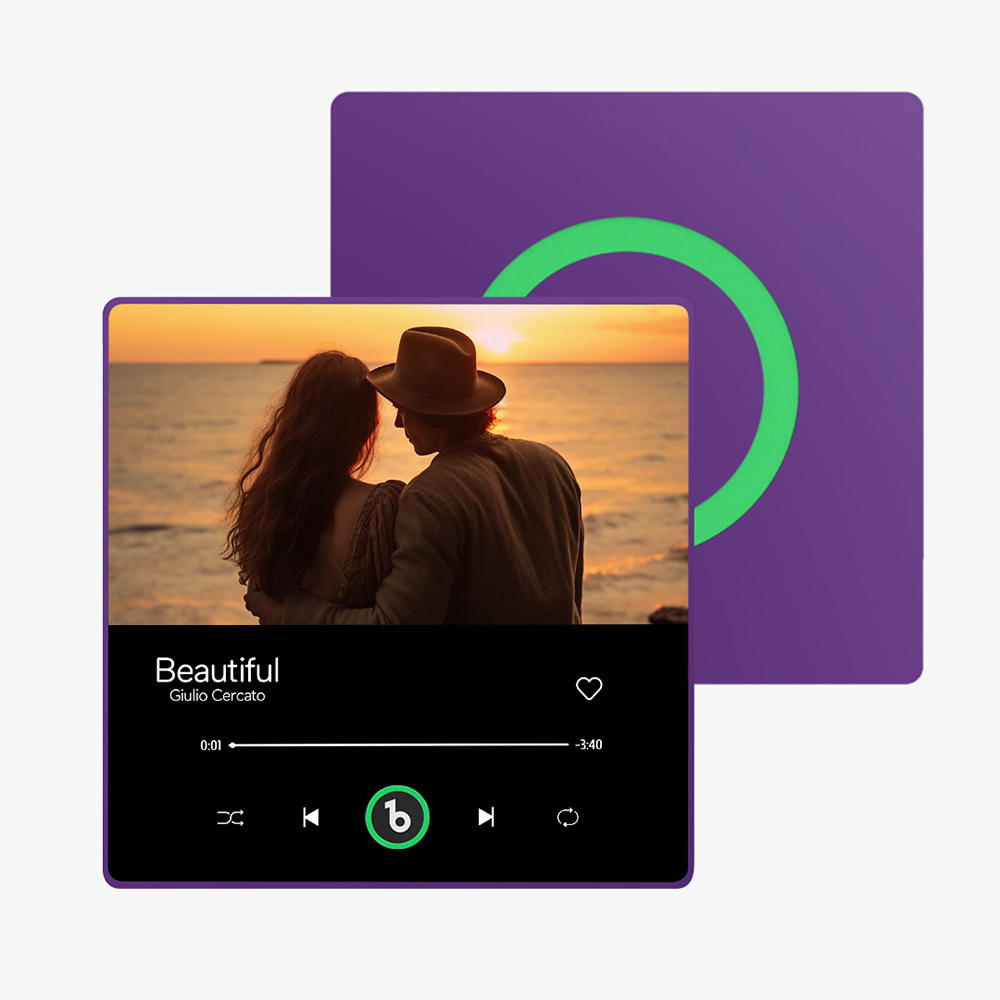 Custom Music & Photo Fridge Magnet FridgeBeats Pro Supports Bluetooth Connectivity Anniversary Gift for Couple