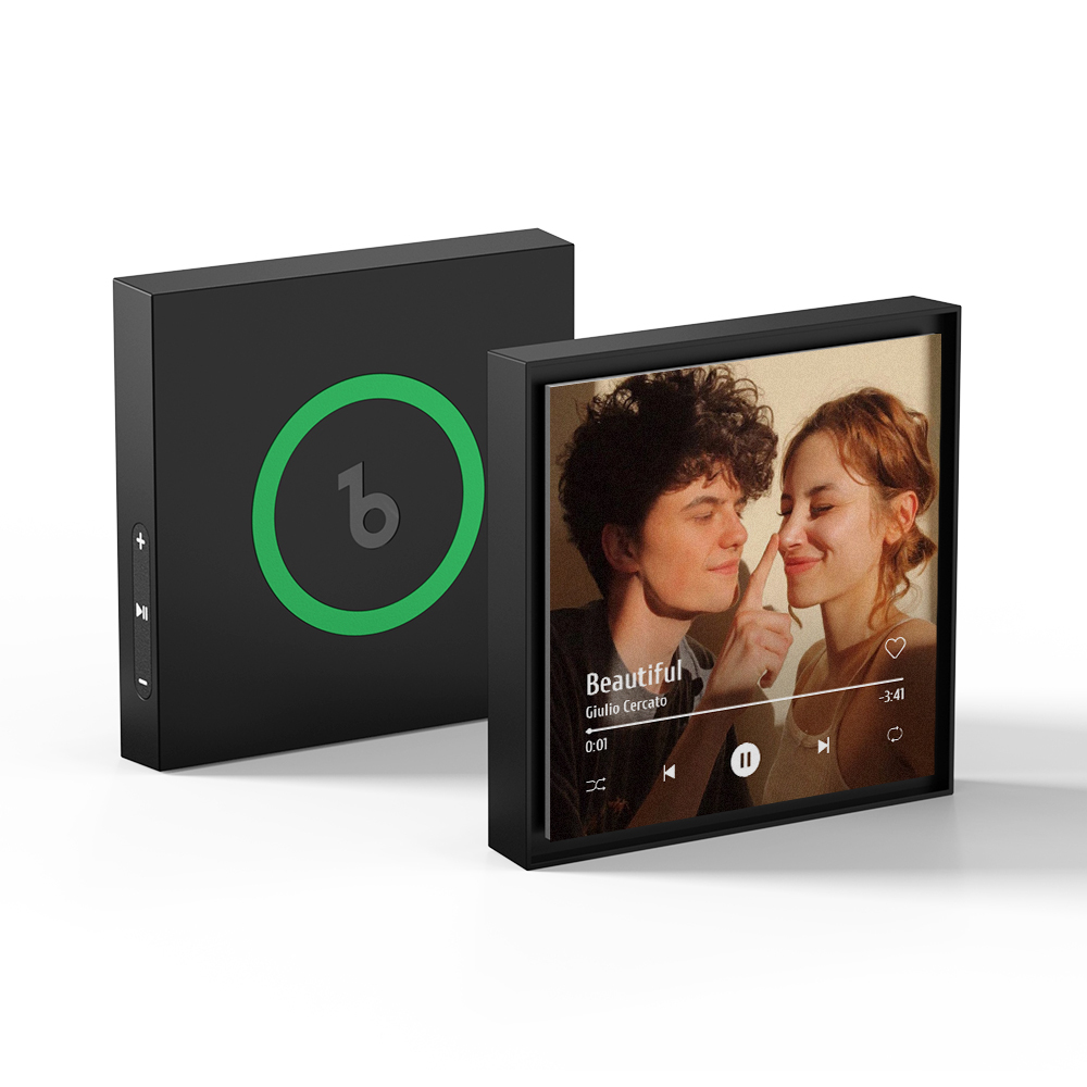 Custom Music & Photo Fridge Magnet Can Customize 1-6 Frame Art and Songs Personalized Photo Song That Can Play Music Christmas Gifts for Couple - Bestchristmasgifts