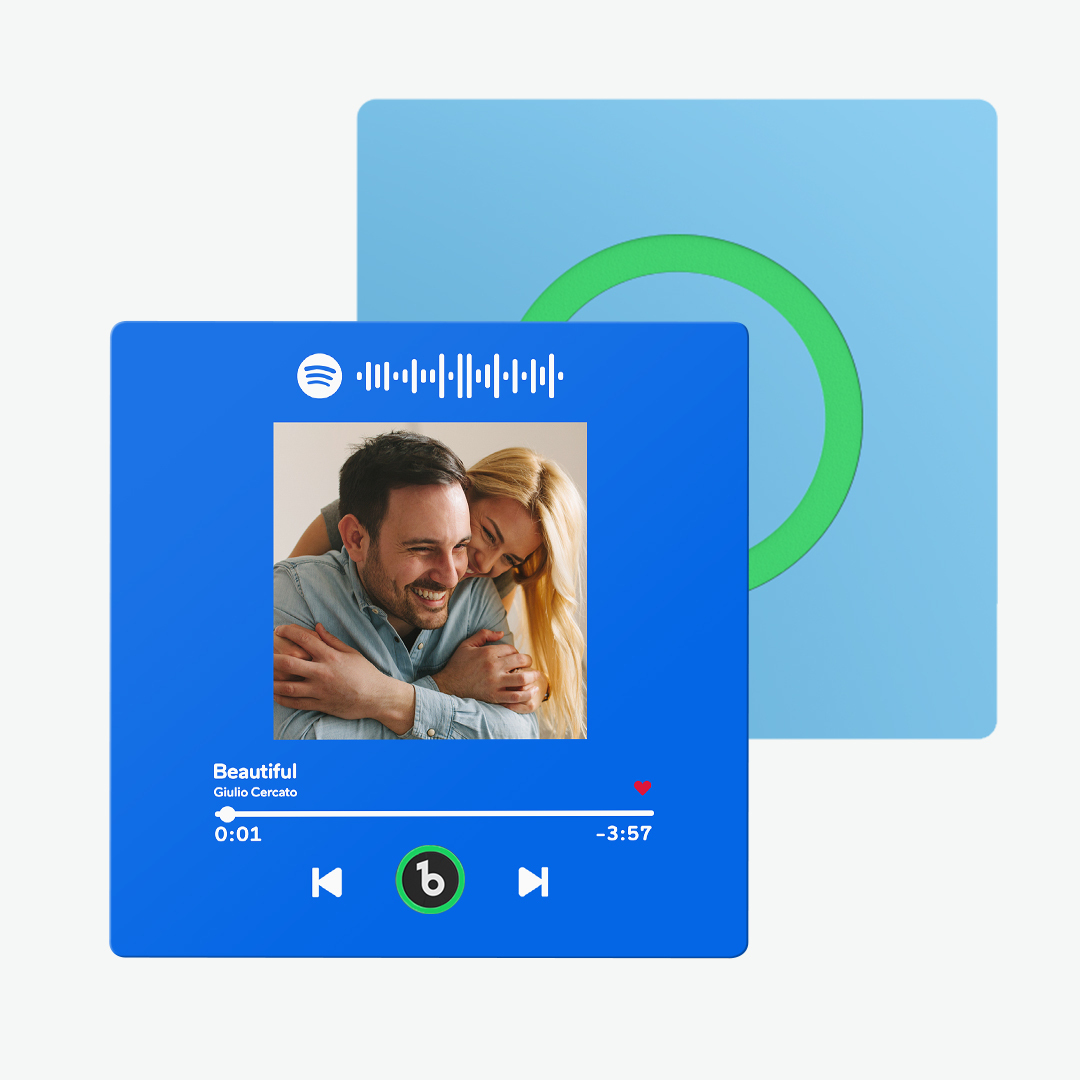 Custom Music Fridge Magnet with Photo Spotify Album Fridge Magnet That Can Be Played Colorful