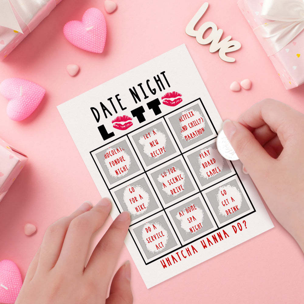 Lover's Lotto Scratch Card Valentine's Day Surprise Funny Scratch off Card - Bestchristmasgifts