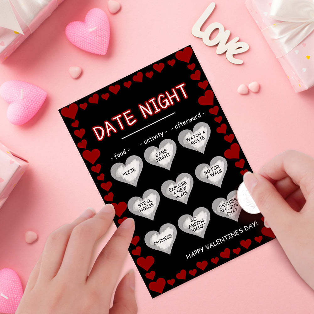 Black Naughty Scratch Card Funny Valentine's Day Scratch off Card - Bestchristmasgifts