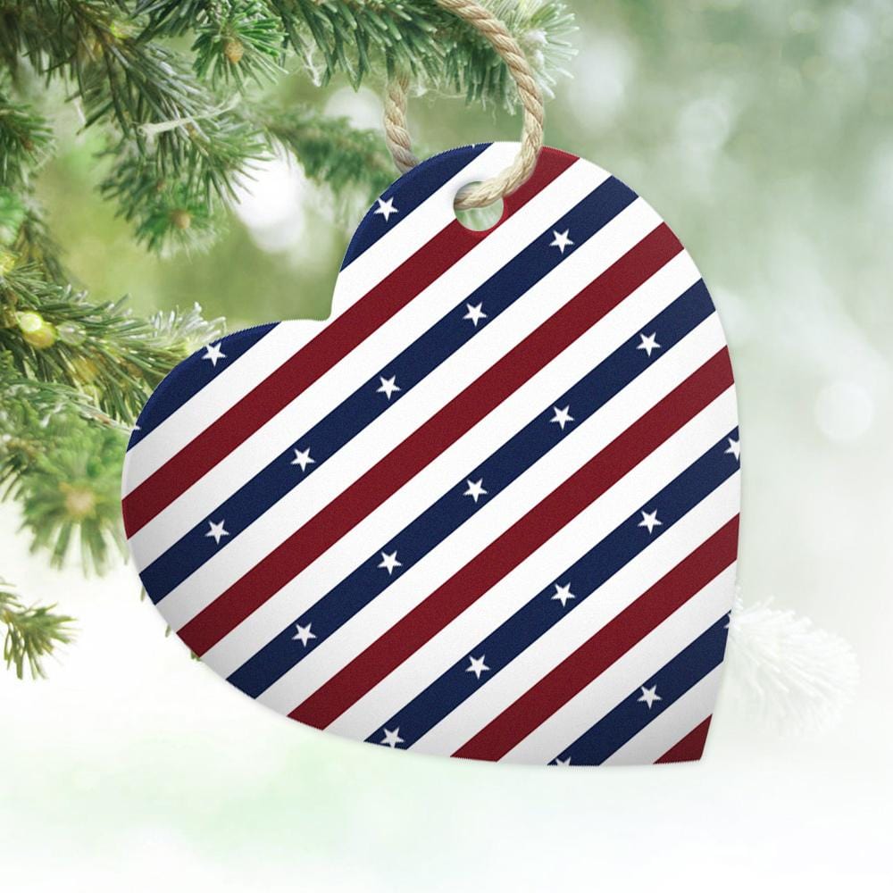 Custom Ornament Text Ornament Independence Day