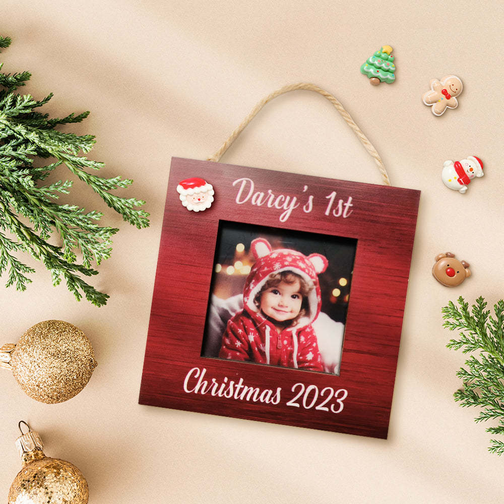 Custom Engraved Christmas Ornament Personalized Photo Creative Decor Christmas Day Gift - Bestchristmasgifts