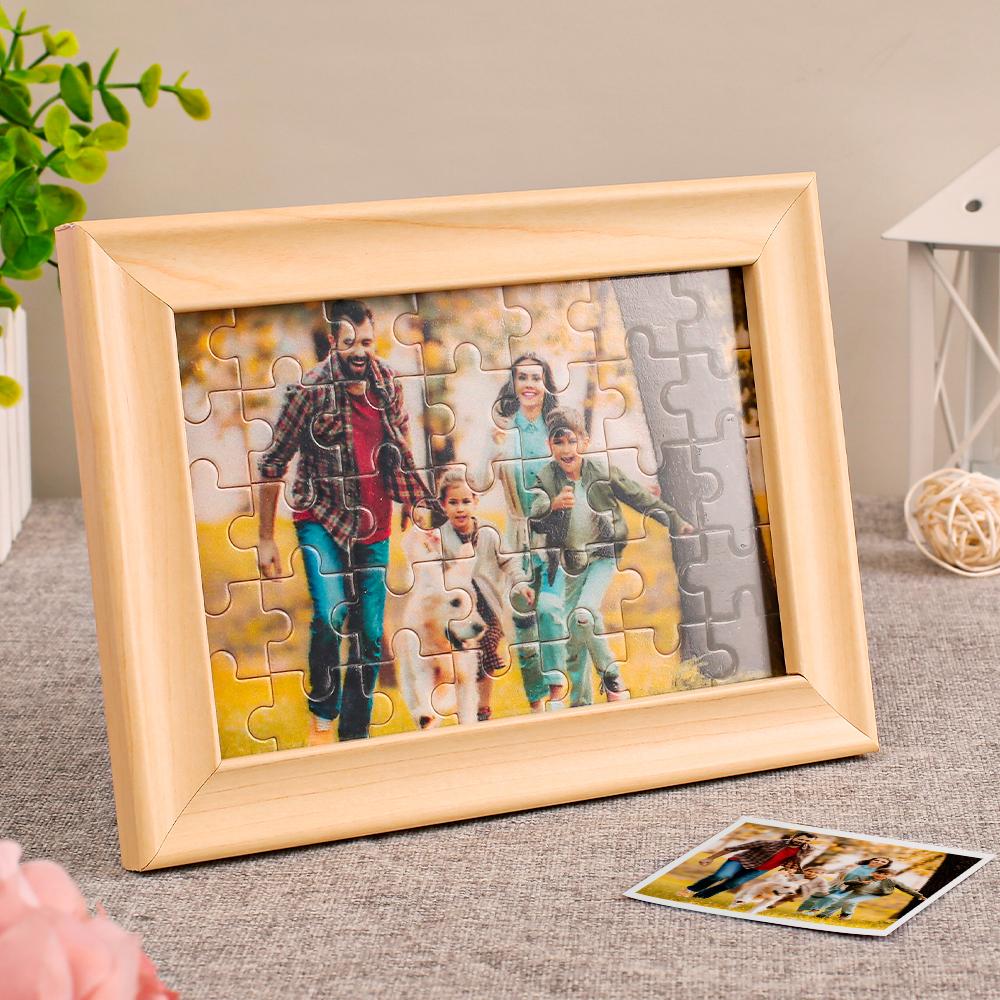Mother's Day Gifts Personalised Puzzle Frames Custom Photo Puzzles Frame Ornaments