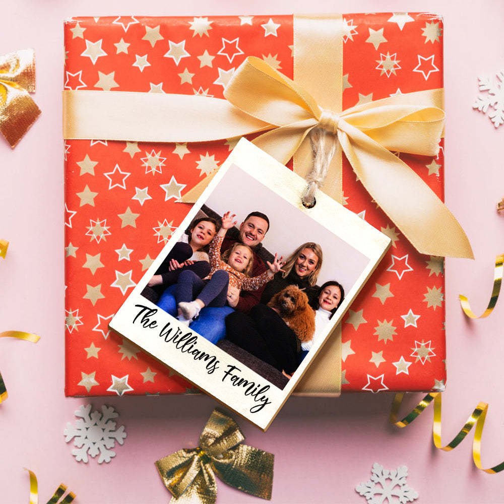 Personalized Photo Polaroid Ornament Family Photo Ornament for Christmas Gifts - Bestchristmasgifts