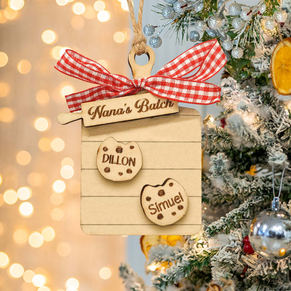 Personalized Family Ornament Custom Family Name Christmas Cookie Ornament Gifts - Bestchristmasgifts