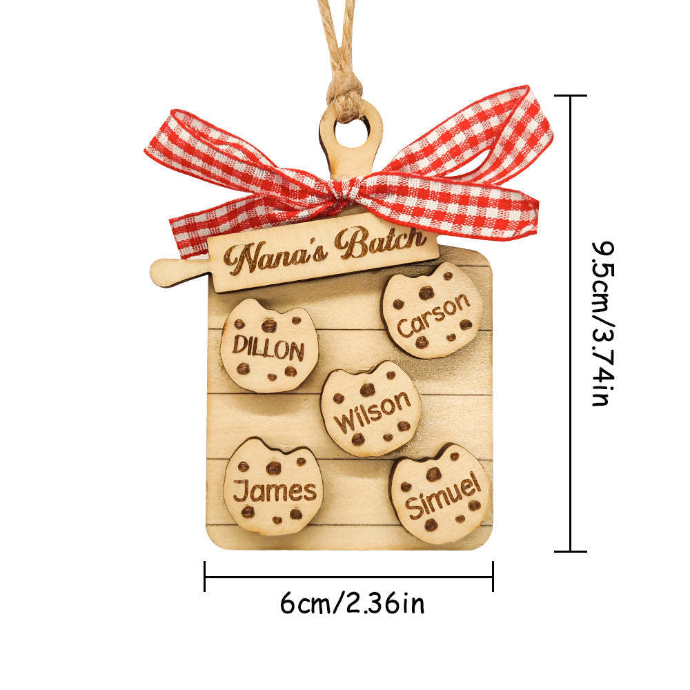 Personalized Family Ornament Custom Family Name Christmas Cookie Ornament Gifts - Bestchristmasgifts