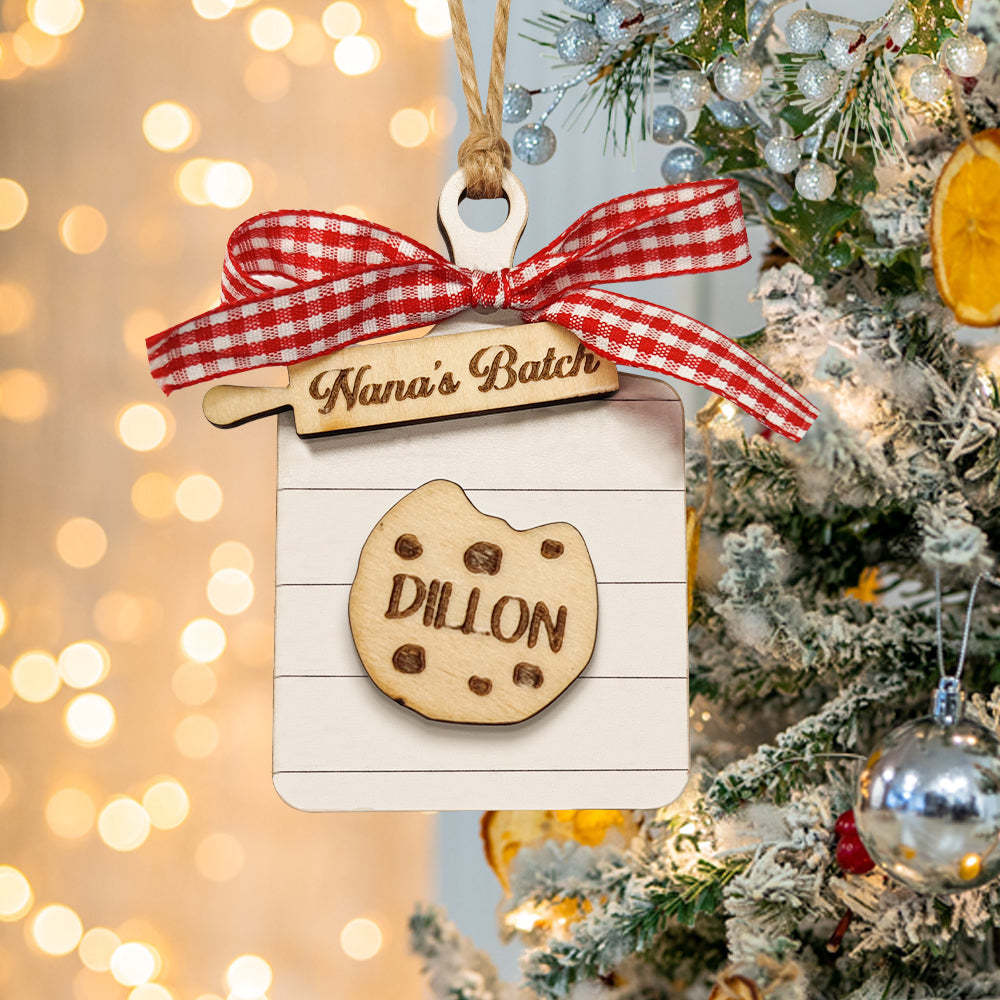 Personalized Family Ornament Custom Family Name Christmas Cookie Ornament Gifts - Bestchristmasgifts