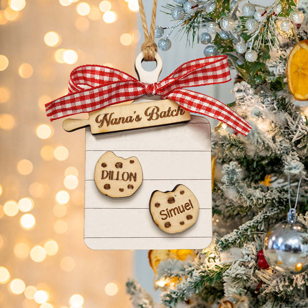 Personalized Family Ornament Custom Family Name Christmas Cookie Ornament Gifts - Bestchristmasgifts