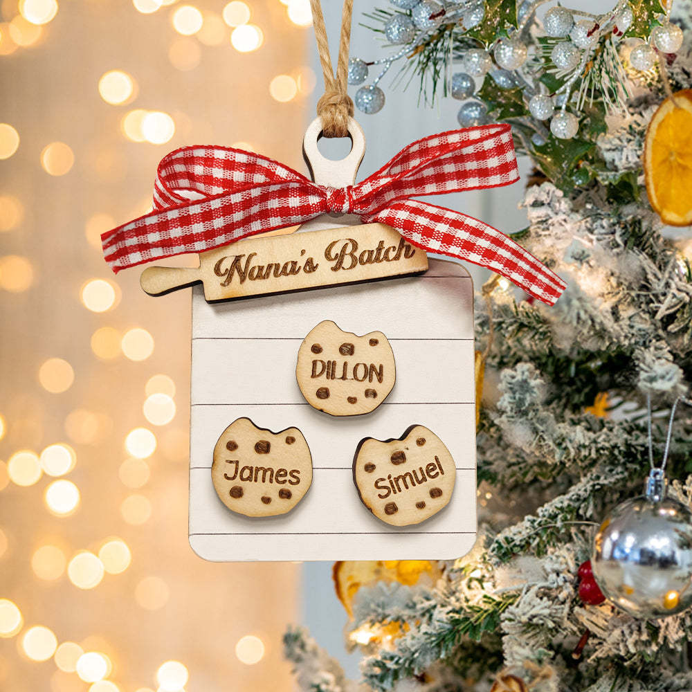 Personalized Family Ornament Custom Family Name Christmas Cookie Ornament Gifts - Bestchristmasgifts