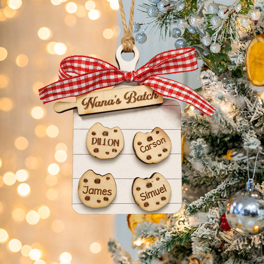 Personalized Family Ornament Custom Family Name Christmas Cookie Ornament Gifts - Bestchristmasgifts