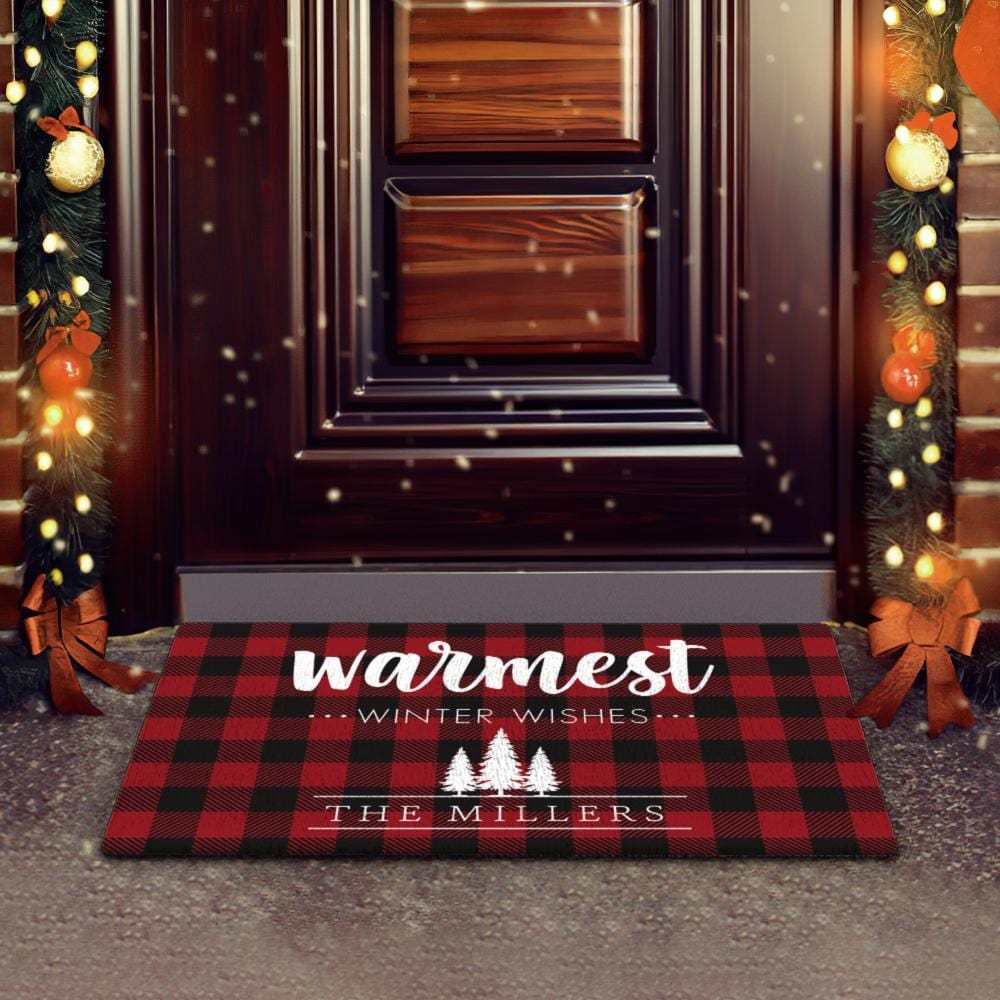 Personalized Christmas Doormat Gift - Giftlab