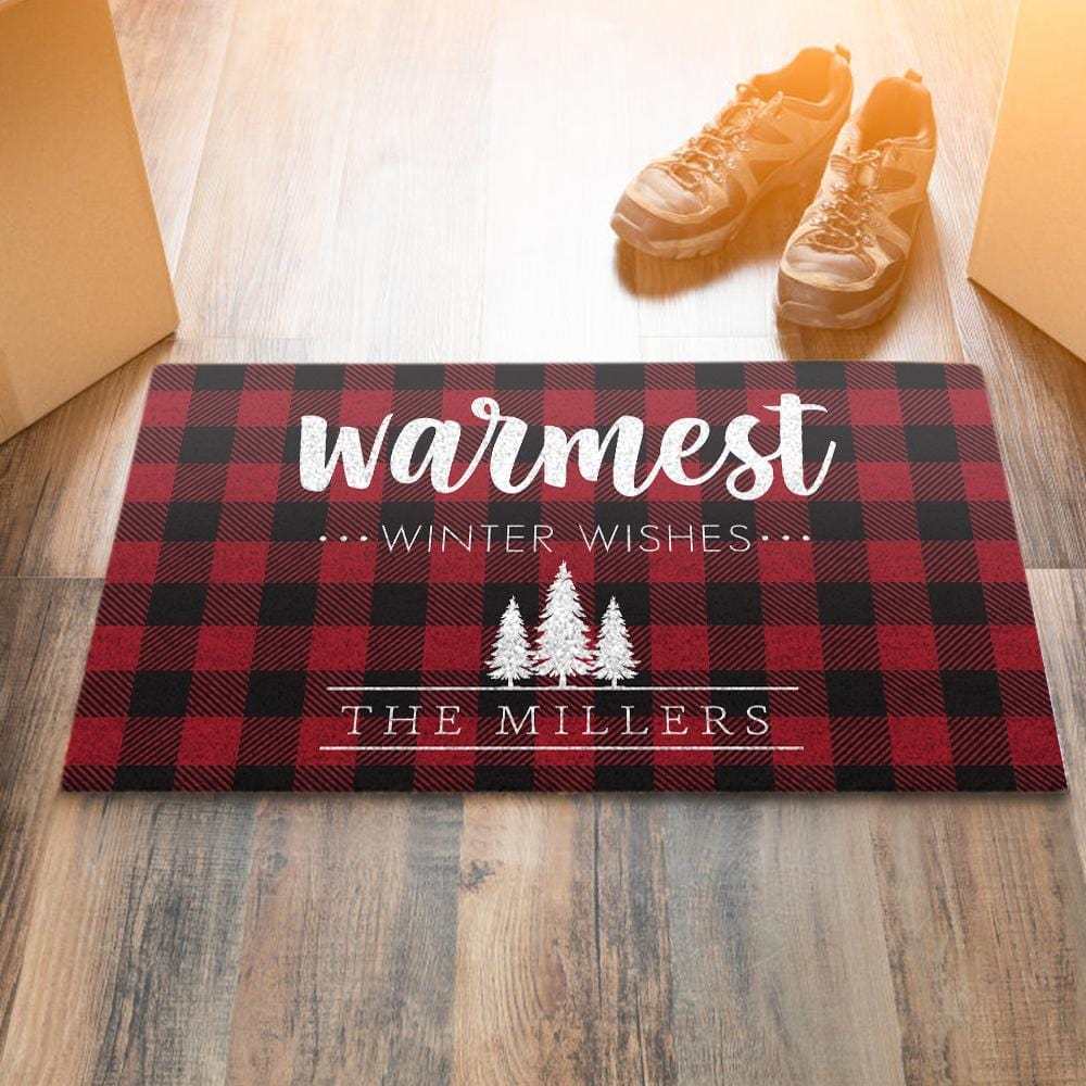 Personalized Christmas Doormat Gift - Giftlab