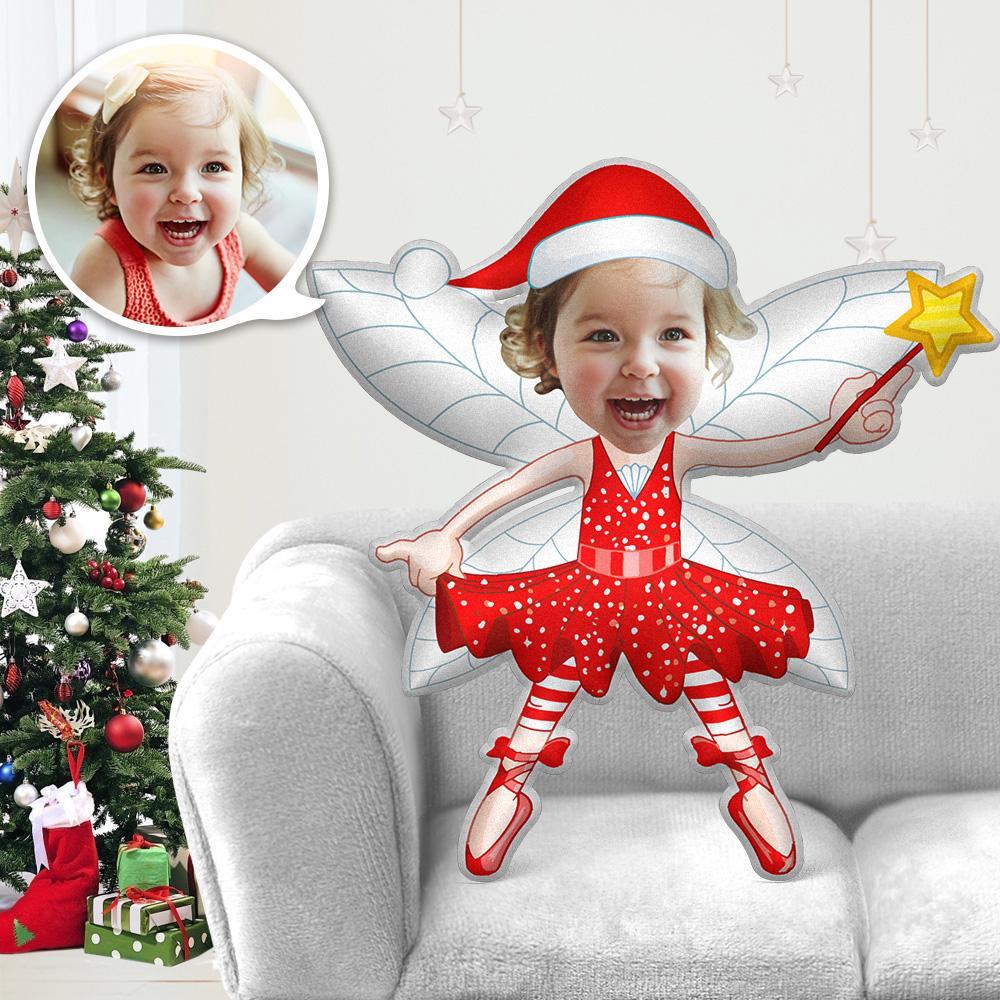 My Face Pillow Custom Pillow Face Body Pillow Personalized Photo Pillow Gift Christmas Elf Christmas Angel Costume Throw Pillow MiniMe Costumes Pillow