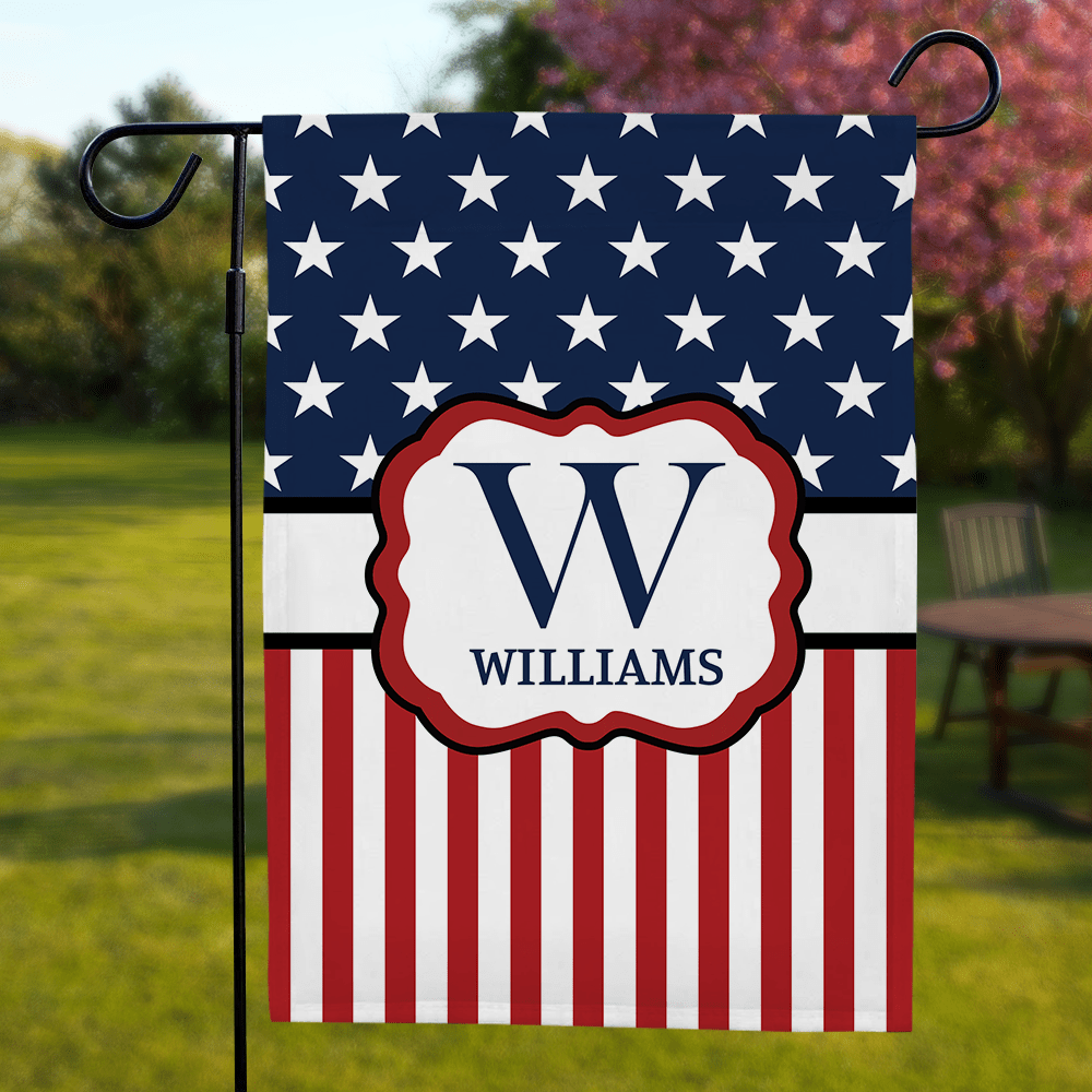 Custom Garden Flag for Independence Day July 4th Gifts - Bestchristmasgifts