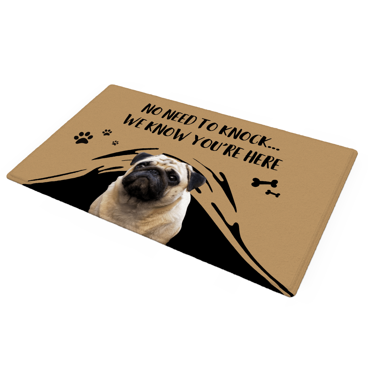 Custom Welcome Doormat With Pet Photo - Giftlab