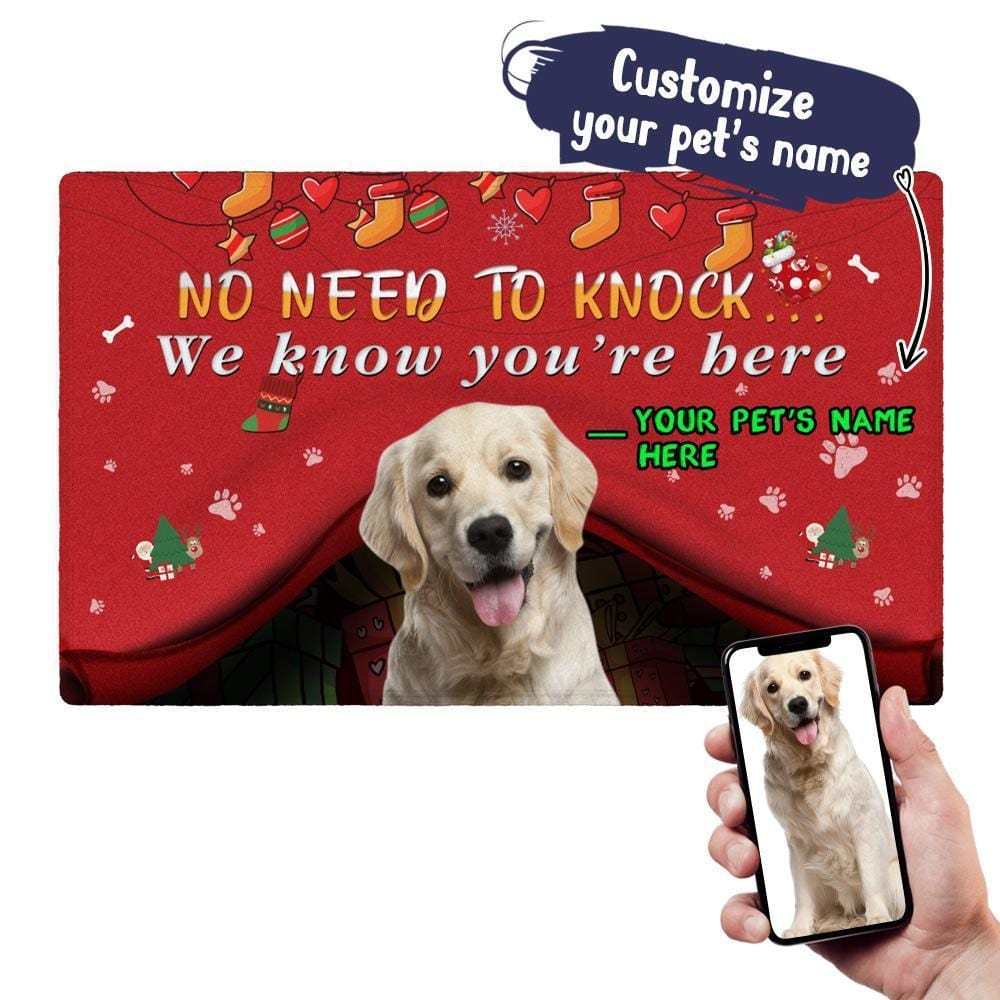 Christmas Door Mat Custom Photo Doormat Christmas Gifts - Giftlab