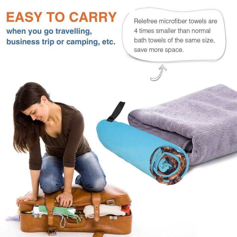 Horizontal Personalized Bath Towels Custom Photo Beach Towels Quick-dry Ultrafine Fiber Sexy Girl - Giftlab