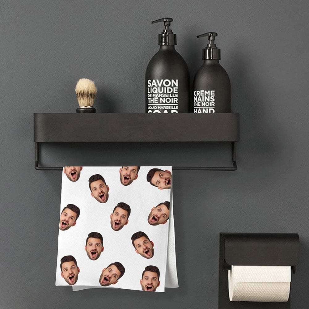 Custom Printed Towels Personalized Photo Towel Funny Gift For Men - Giftlab