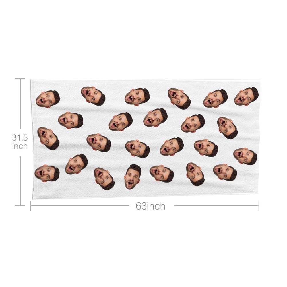 Custom Printed Towels Personalized Photo Towel Funny Gift For Men - Giftlab