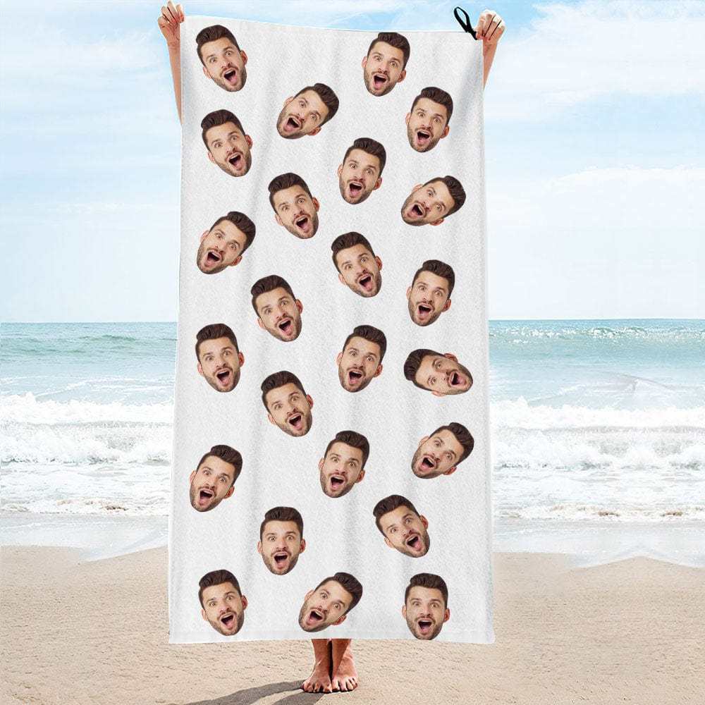 Custom Printed Towels Personalized Photo Towel Funny Gift For Men - Giftlab