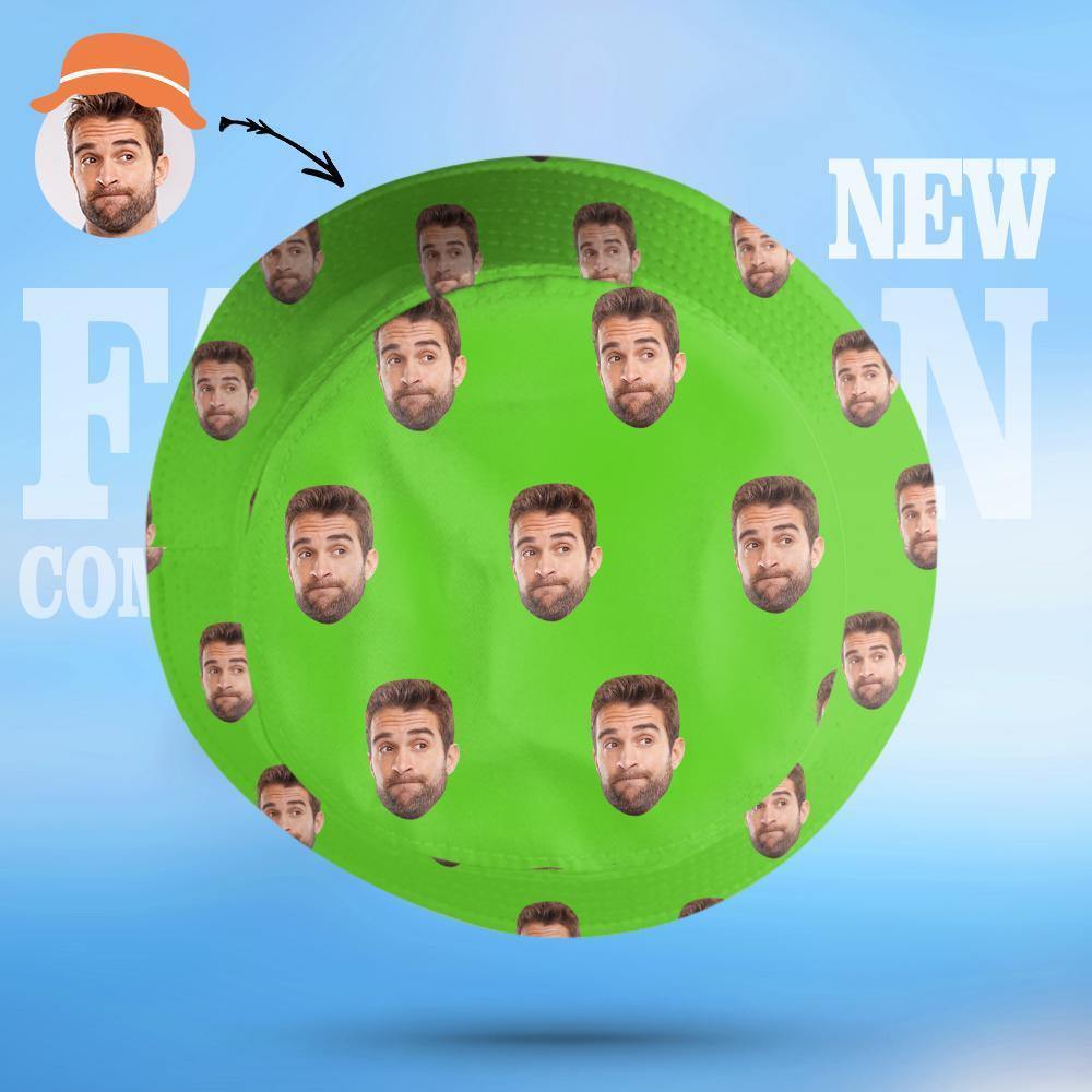 Custom Bucket Hat Print Bucket Hats Personalized Hat Face Gifts for Girlfriend - Giftlab