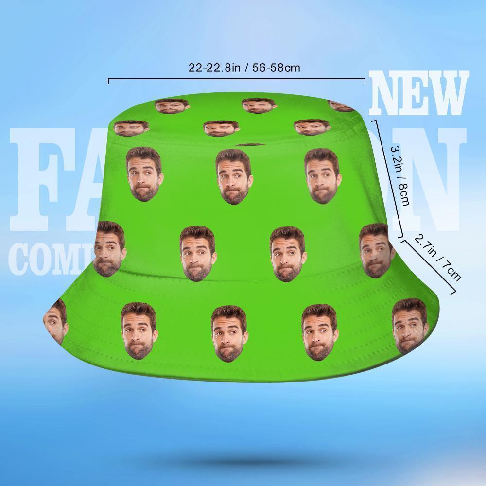 Custom Bucket Hat Print Bucket Hats Personalized Hat Face Gifts for Girlfriend - Giftlab