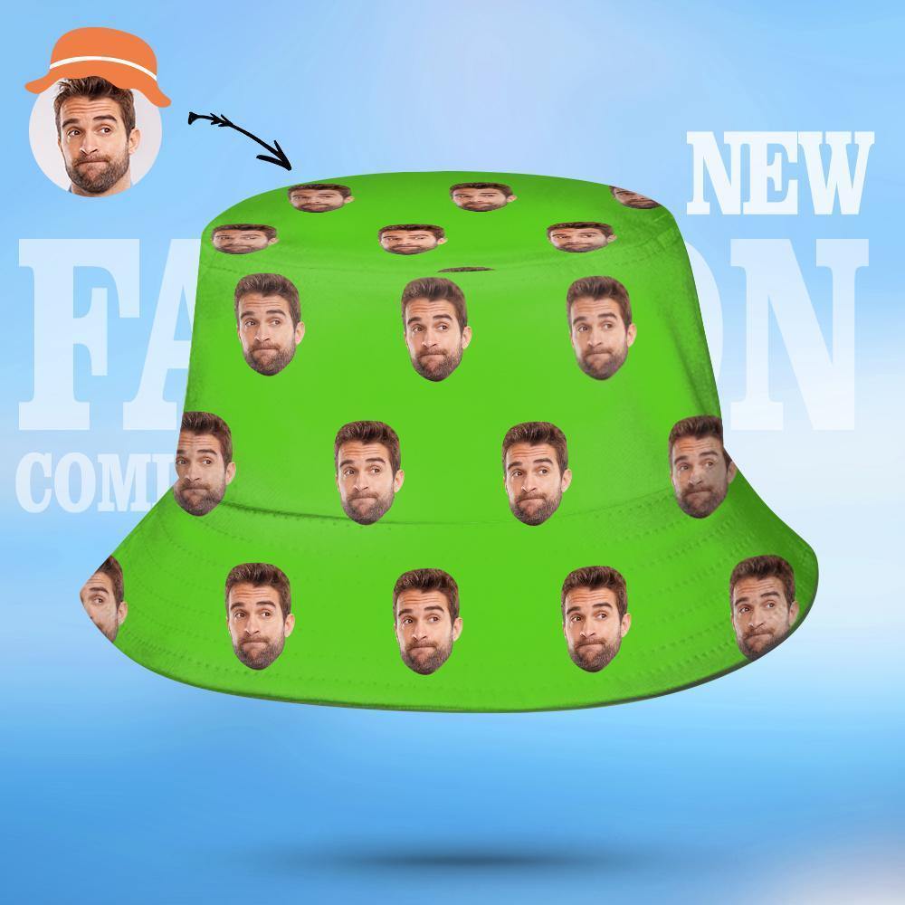 Custom Bucket Hat Print Bucket Hats Personalized Hat Face Gifts for Girlfriend - Giftlab
