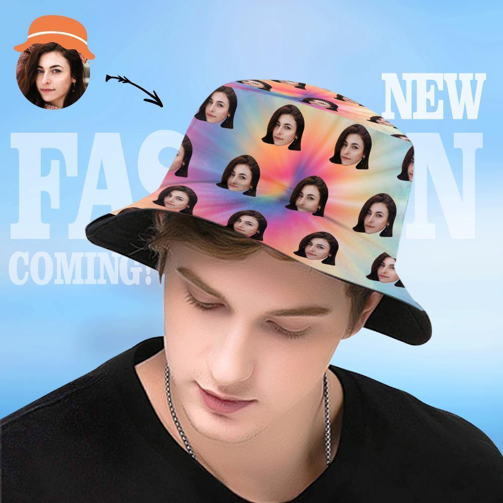 Custom Bucket Hat Personalized Photo Hats Custom Printed Hats Summer Gifts - Giftlab