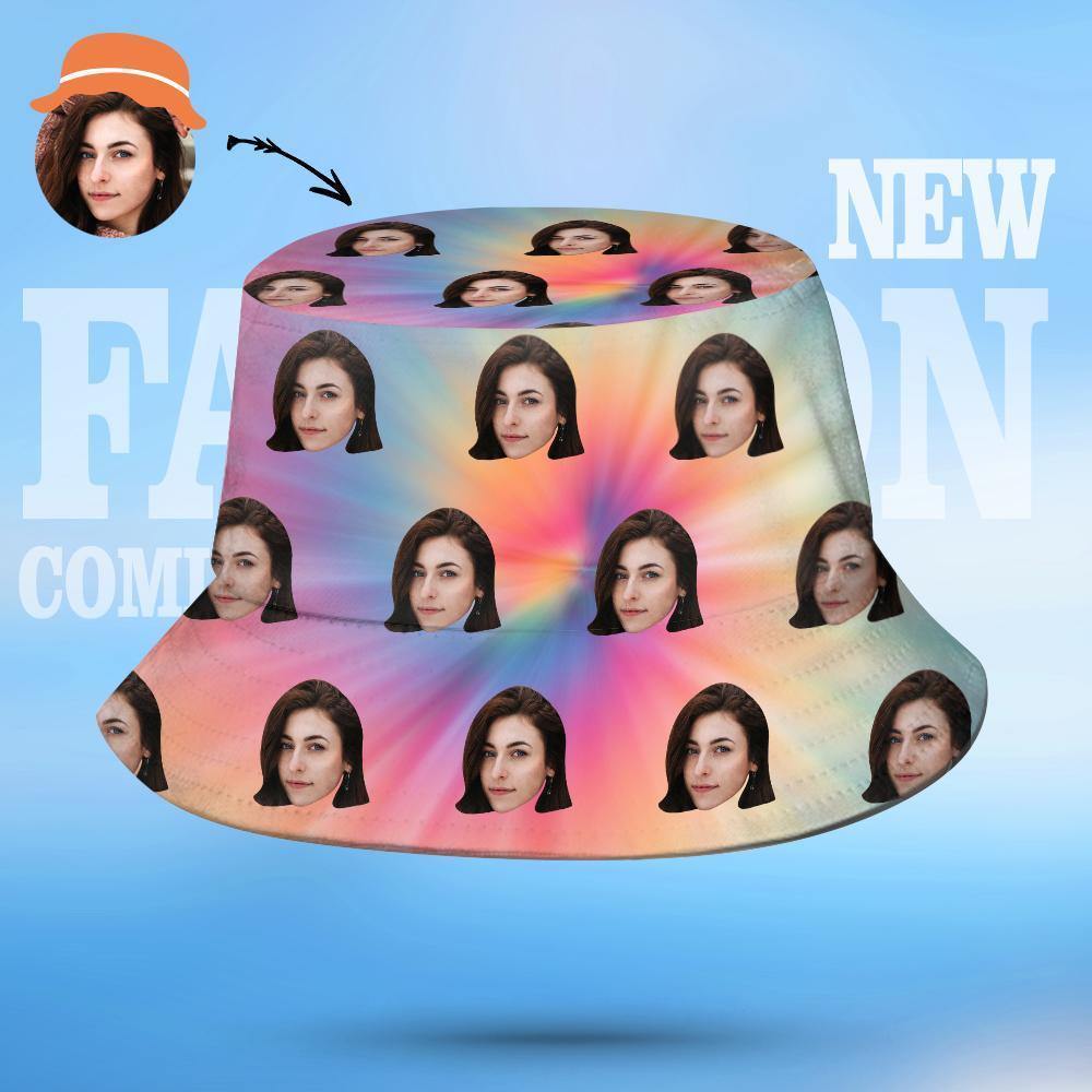 Custom Bucket Hat Personalized Photo Hats Custom Printed Hats Summer Gifts - Giftlab