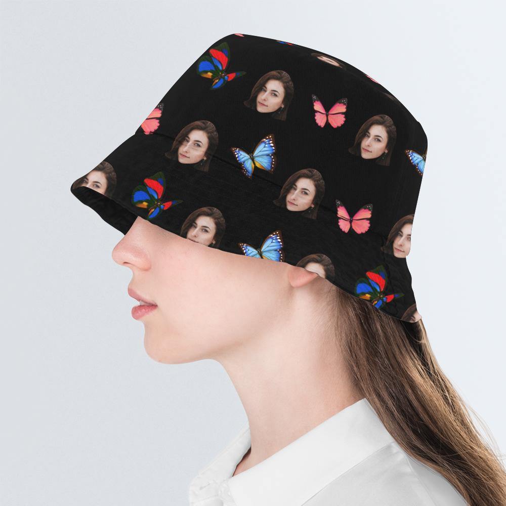 Custom Bucket Hat Personalized Photo Hats Custom Printed Hats Summer Gifts - Giftlab